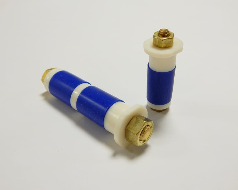 Multiple sizes of brass tube plugs