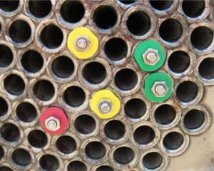 tube markers for condensers